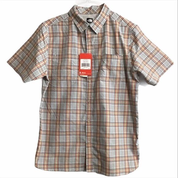 The North Face Off Grid Short Sleeve Button Down Shirt Size Large - Picture 1 of 10